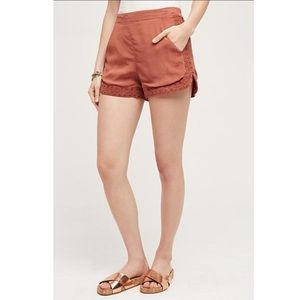 Anthropologie Marrakesh embroiled shorts